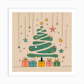 Christmas Tree Art Print