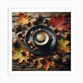 Autumn Coffee 4 Art Print