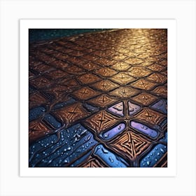 Tiled Floor Art Print