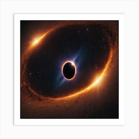 black hole Art Print