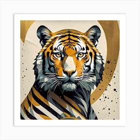 Tiger Artwork Art Print