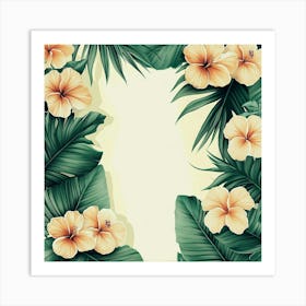 Tropical Background Art Art Print