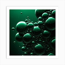 Water Bubbles Art Print