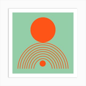 Mid-Century Arch 2 Art Print