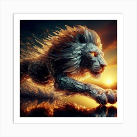 Big Lion Art Print