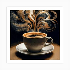 Coffee Art Art Print