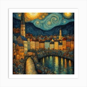 Starry Night 3 Art Print