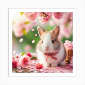 Cute Bunny Art Print