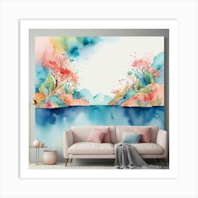 Watercolor Painting 6 Art Print