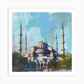 Blue Mosque 2 Art Print