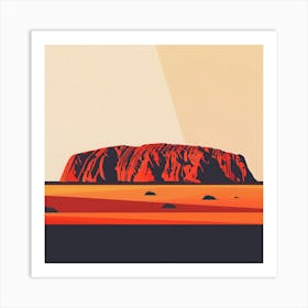 Uluru 7 Art Print