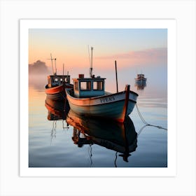 Boats Fine Art Posters By Csaba Fikker For Ai Art Depot 15 Art Print