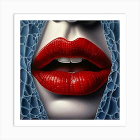 Lips Of Love Art Print