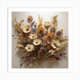 Dried Flowers 2 Art Print