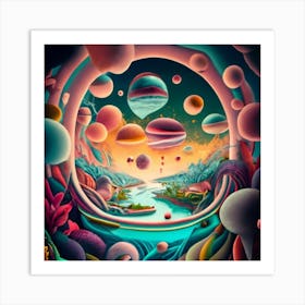 A Fantasy Surreal Image 2 Art Print