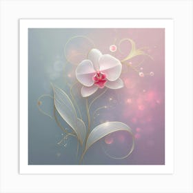 Orchid Flower Art Print