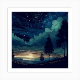 Night Sky 30 Art Print