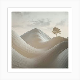 Sand Dunes Art Print