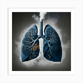 Lungs Stock Videos & Royalty-Free Footage 16 Art Print