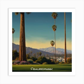 Palm Trees In Palm Springs Art Print