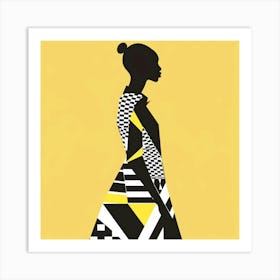 Silhouette Of A Woman 72 Art Print