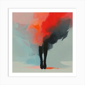 Abstract Of A Woman 2 Art Print