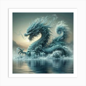 Ice Dragon Art Print