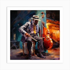 Jazz Musician 10 Art Print