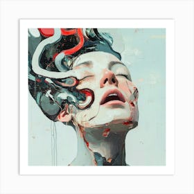 'The Head' 5 Art Print