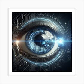 Eye Of The Future Art Print