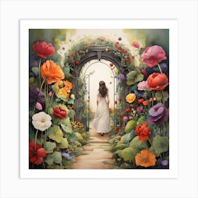 Garden Of Poppies Art Print