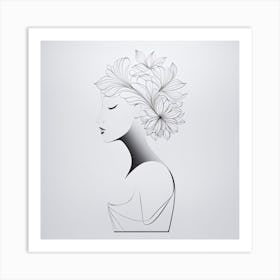 Portrait Of A Woman 2 Art Print