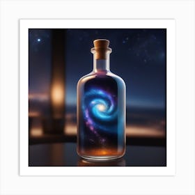 Galaxy In A Bottle 2 Art Print