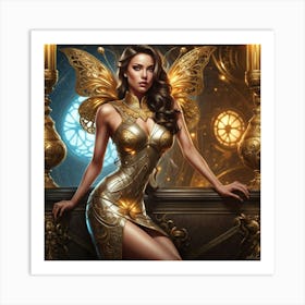 Golden Fairy 1 Art Print