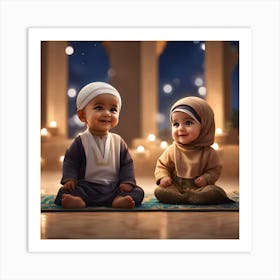 BB Borsa Muslim Kids Art Print