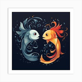 Koi Fish 4 Art Print