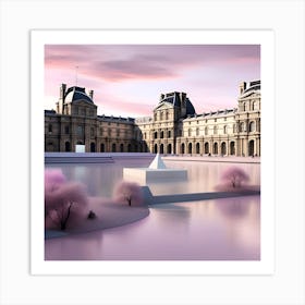 Louvre Soft Expressions Landscape #3 Art Print