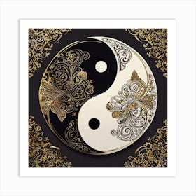 Yin Yang 76 Art Print