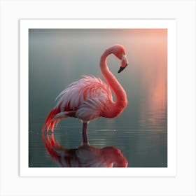 Flamingo 52 Art Print