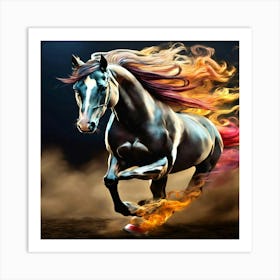 Fire Horse Art Print
