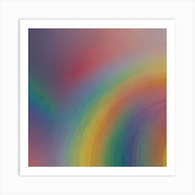 Rainbow Background Art Print