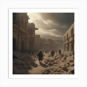 City In Ruins Art Print