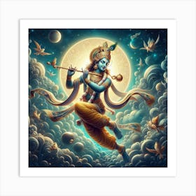 Lord Krishna 11 Art Print