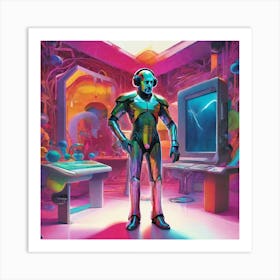 Futuristic Art, Futuristic Art, Futuristic Art, Futuristic Art 1 Art Print