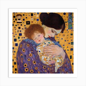Mother And Child 3 Art Print