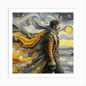 'The Man In The Sky' Art Print