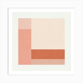 Minimalist Abstract Geometries - Tct 01 Art Print