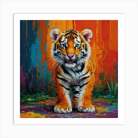 Tiger Cub 2 Art Print