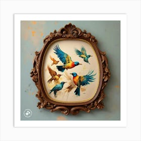 Birds In Flight Art Print