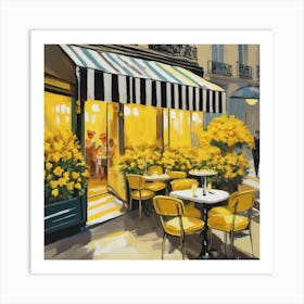 Paris Cafe Art Print